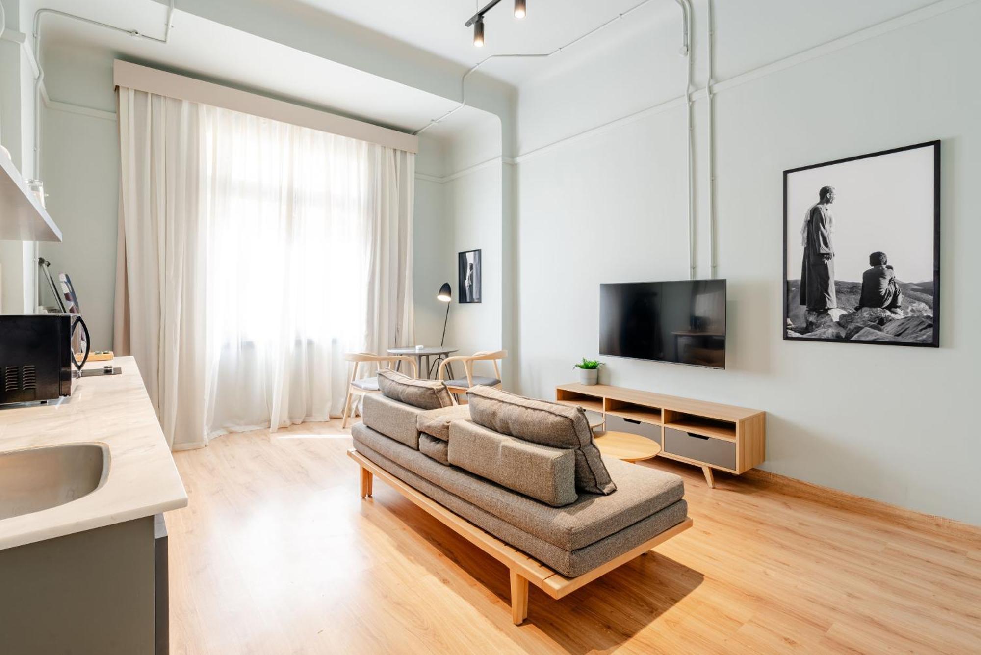 Grey L Studio Apartments Downtown Alexandria Menasce House Exteriör bild