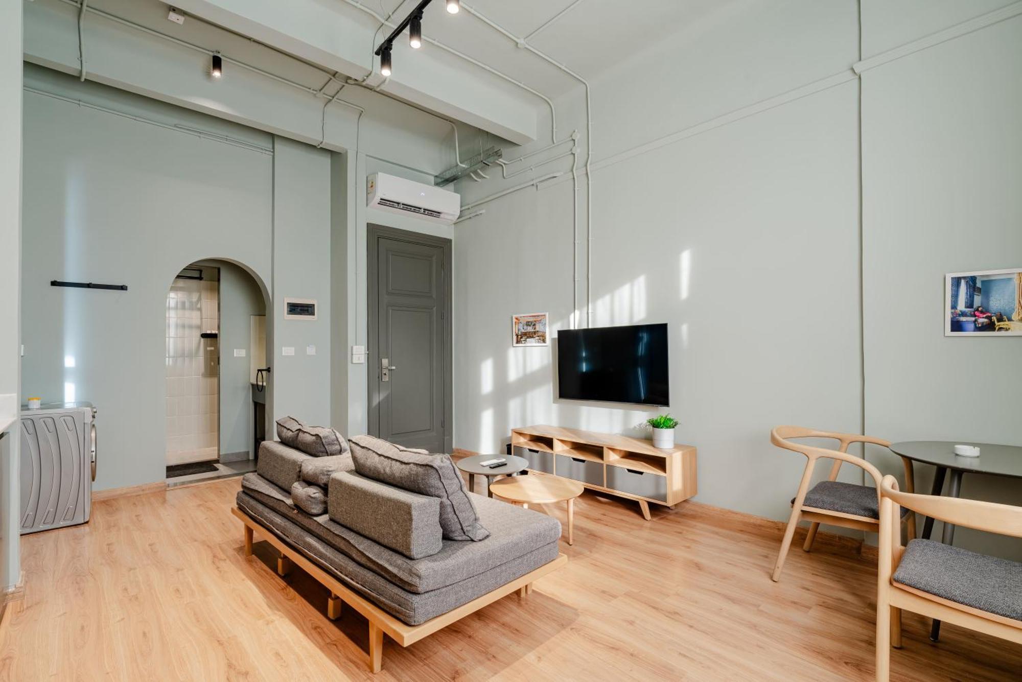 Grey L Studio Apartments Downtown Alexandria Menasce House Exteriör bild